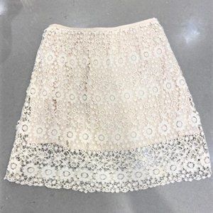 Crochet overlay skirt Knee length
